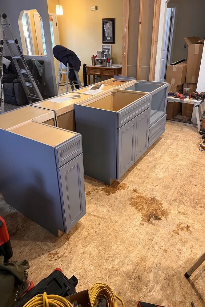 Complete kitchen and living space remodel in Boise, ID
